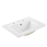 Cayman 24 Bathroom Sink White - Retail: $106.06