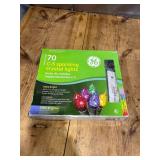 Ge - String A Long Crystal Light Set 70 Multi-colored Designer Series 23ft