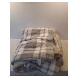 Life Comfort Reversible Sherpa Fleece Blanket Queen Size