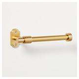 Classic Metal Wall-Mount Toilet Paper Holder Brass Finish - Hearth & Handâ¢ with Magnolia: Gold-Finish, Easy Install