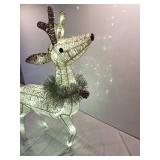 Philips 27.4" LED Glitter String Fawn Novelty Sculpture Light Pure White Twinkle. 110 Volt. Indoor/Outdoor.