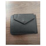 cowhide handmade leather wallet with coin pocket