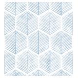 MelunMer Modern Peel and Stick Wallpaper Boho Contact Paper for Cabinets and Drawers Self Adhesive Wallpaper Removable Wallpaper for Bedroom Geometric Wallpaper for Bathroom Blue/White 17.3"Ã197"