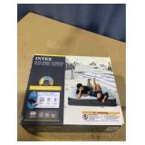 Intex Mid Rise 12 in Air Mattress with Internal USB Pump - Queen Size.