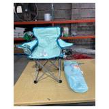 Kids Portable Camp Chair Mint Green - Sun Squad