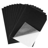 CHRORINE 10 Pcs Brown Felt Fabric Sheets Self Adhesive Felt Sheets 8 x 12 Inches Felt Paper for Art and Craft Supplies Retail $9.97