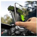 LISEN Bike Phone Holder, [2024 Upgrade] Motorcycle Phone Mount, Bicycle Phone Holder, Handlebar Phone Mount, for iPhone Bike Mount, Bike Accessories, Bicycle Accessories for iPhone 4.7-7"Phone, Black