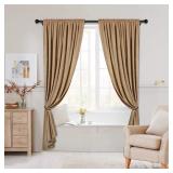 ELKCA Double-Sided Chenille Curtains for Living Room Coffee Window Treatment for Bedroom Curtain,52inchX84inch, Rod Pocket, 2 Panles