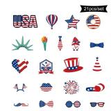 american flag logo mini designs assorted