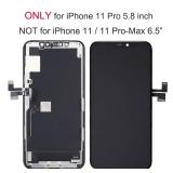 for iPhone 11 Pro Screen Replacement 5.8 inch LCD Touch Screen Display Digitizer Repair Kit