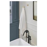 Amerock BH36030CZ | Champagne Bronze Single Robe Hook | 2-1/8 in. (54 mm) Length Towel Holder | Revitalize | Towel Hook for Bathroom | Bathroom Hardware | Bath Accessories