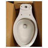 Cimarron 12 in. Rough In Elongated Chair Height Toilet Bowl Only in White, Seat Not Included - Retail: $213