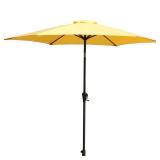 iPatio 9ft UV-Resistant Patio Umbrella (Yellow, Storage Bag Included, Base Not Included)