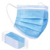 5 Packs Of Blue Disposable Face Mask For Kids 50Pcs Blue Face Masks 3 Ply Protection Masks for Kids