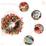 Bibelot Fall Front Door Wreath,22