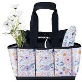 WORKPRO Garden Tool Bag, 9 Pockets, 12"x12"x6"