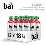 Bai Zambia Bing Cherry, 18 Fl Oz, 12 Pack