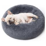 Bedsure Calming Dog Bed, 30 inches, Dark Grey