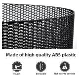 47"x16" ABS Plastic Car Grill Mesh, Black