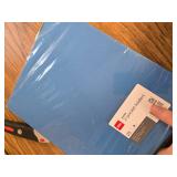 2-Pocket Paper Folders, Light Blue, 25 Pack