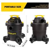 $70 Stanley - SL18116P Wet/Dry Vacuum, 6 Gal, 4 HP