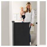 Momcozy Baby Gate, Retractable Baby Gate or Dog Gate ãEasy to USEã for 33" Tall, Extends up to 55" Wide, Baby Gate for Stairs, Doorways, Hallways, Indoor, Outdoor