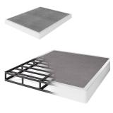 Gdduck 9 Inch Box Spring Queen,Metal Queen Size Box Only Basics Bed Base, Mattress Foundation,Black Sturdy Heavy Duty Structure with Cover,Noise Free,Easy Assembly - Retail: $112.33