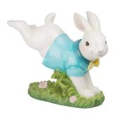 Braxio Outdoor Decor Garden Sculptures Statues - Resin Large Leaping Bunny Decor Rabbit Statue Garden Decor for Outside Yard DÃ©cor Garden Statues Outdoor 20.5 * 8 * 16.5 Inch - Retail: $105.7