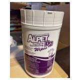 Alpet D2 Surface Sanitizing Wipes, Pre-Moistened