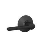 Schlage F10 V LAT 622 Latitude Door Lever, Hall & Closet Passage Lock, Matte Black