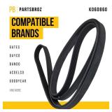 PartsBroz K060860 Micro V Serpentine Drive Belt   Compatible with Gates Continental Dayco Bando ACDelco Masterpro Goodyear   Replaces 14 0596 0, K8606, B4060860, JK060860, Q4060860, 9L2Z8620A