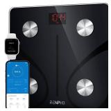 RENPHO Smart Scale for Body Weight, FSA HSA Eligible, Digital Bathroom Scale BMI Weighing Bluetooth Body Fat Scale, Body Composition Monitor Health Analyzer with Smartphone App, 400 lbs   Elis 1