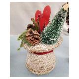 LOT OF CHRISTMAS TABLE TOP DECOR