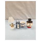 LOT 9F RANDOM SNOWMEN ITEMS