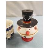 LOT 9F RANDOM SNOWMEN ITEMS