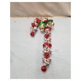 Metal Jingle Bell Candy Cane Christmas Decoration Wall Hanging