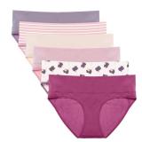 Intimate Portal Maternity Underwear Cotton Pregnancy Postpartum Panties Foldable Under the Bump Briefs 6 Pk Floreus XXL Assorted Colors