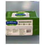 FitRight Aloe Personal Cleansing Wipes Adult Large Incontinence Wipes 8 x10 Wipe 68 Wipes per Pack 2 Packs