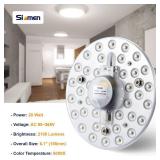 Siomen 6 20W 2100LM 6000K AC85~265V Max 277V,LED Light Engine Retrofit Kit for Ceiling Fan Light,LED Light Board Panel for Ceiling Flush Light Circle Fluorescent Bulb Replacement