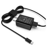 Fast Charger Compatible for Fire UL Listed AC Adapter 2A Rapid Charger with 6.6Ft Micro USB Cable for All new Fire 7 HD 8 10 Plus Tablet, Kids Pro, Kids Edition, HD HDX 7 8.9 (Black)