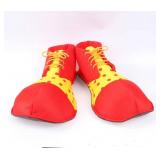 Ioffersuper 2 Pairs Clown Shoes Halloween Clown Costume Large Rainbow Clown Shoes Funny Circus Props for Unisex Adult Men Women Christmas Fancy Dress Party Accessories Carnival Cosplay Supplies Favors