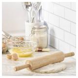 Farberware Classic Wood Rolling Pin, 17.75 Inch, Natural