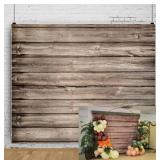 OFILA Fabric Wood Backdrop 10x8ft Wood Backdrop for Photography Wooden Backdrops Birthday Baby Shower Party Decoration Fabric Backdrop Wood Photos Background