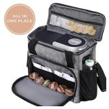 COVERQUE Coffee Maker Carring Bag for Keurig K-Slim, Water Resistant Carry Case for Travel, Grey