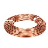 99.9% Soft Copper Wire, 8 Gauge/ 3.25 mm Diameter, 19.5 Feet / 6m, 1 Pound Spool Pure Copper Wire, Jewelry Making Wire Craft Wire