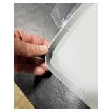 Under Sink Mat for Kitchen Waterproof, 19" x 19" Silicone Under Sink Liner Kitchen & Bathroom Cabinet Protector Mats, Heavy Duty Flexible Under Sink Drip Tray with Lip, Cool Grey