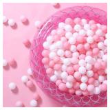 GOGOSO Ball Pit Balls 100 PCS for Toddles, Kids Plastic Balls for Ball Pit, Pool, Pink Party Accessories, Birthday Decoration, Crush Proof and Durable with Storage Bag