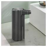 EKO Aroma Touchless Automatic Soap Dispenser for Bathroom and Kitchen, Liquid Hand Soap Dispenser, Water-Resistant and Rechargeable, 9 fl oz (Dark Grey)