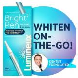 !! 2 Pack !! Lumineux Teeth Whitening & Dual Action Stain Repellant Bright Fresh Mint Flavor 1 Pen