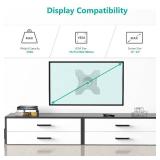 WALI TV Wall Mount Articulating LCD Monitor Full Motion 15 inch Extension Arm Tilt Swivel for Most 13 to 32 inch LED TV Flat Panel Screen with Mounting Holes up to 100x100mm (1330LM W), White